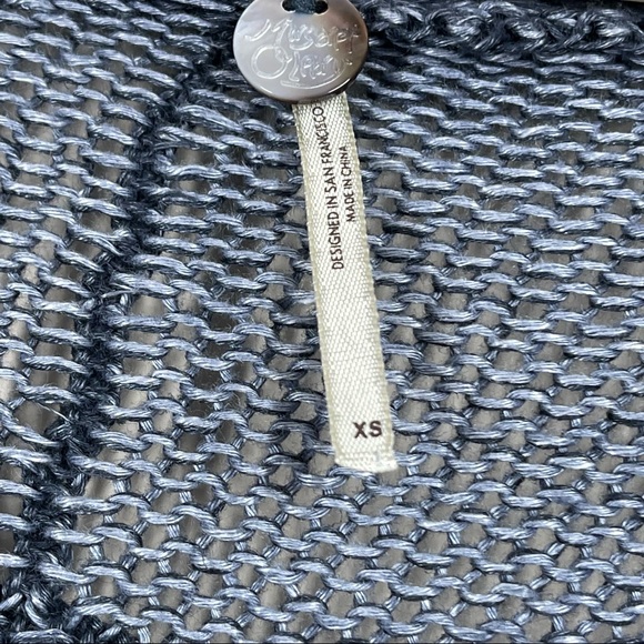 Margaret O’Leary Snap On Button Heavy Cardigan 100% Linen Size XS - Picture 3 of 9